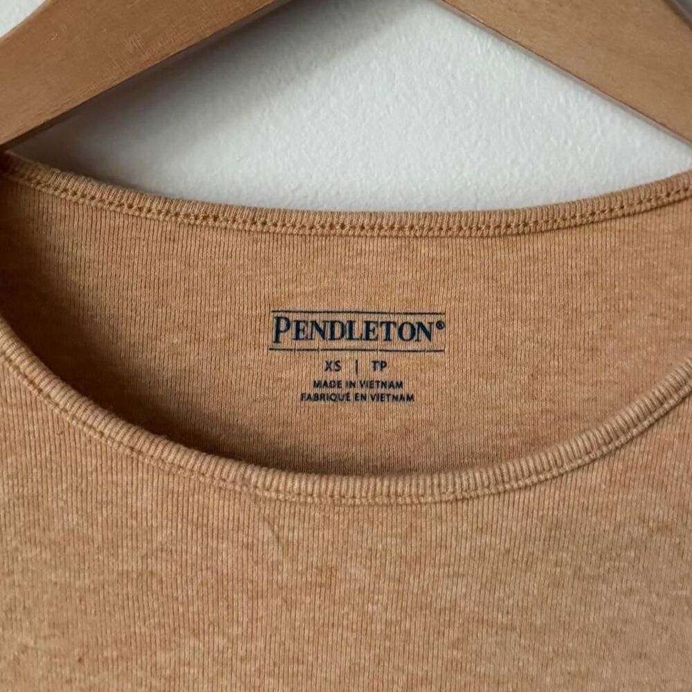 Pendleton honey brown long sleeve tee